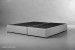 Zoey Bed Base - King XL - Velvet Grey King XL Bed Bases - 1