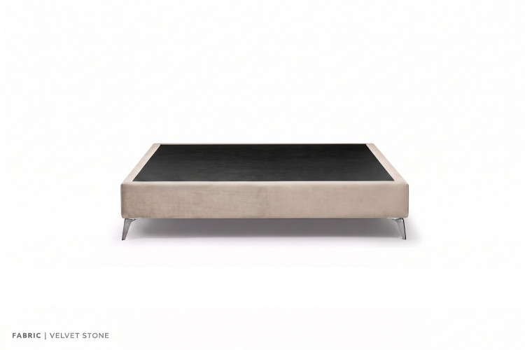 Maya Bed Base - Double - Velvet Stone Bed Bases - 1