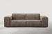 Demo - Jagger 3-Seater Leather Couch -  Dune Demo Clearance - 1