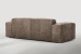 Demo - Jagger 3-Seater Leather Couch -  Dune Demo Clearance - 5