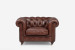 Jefferson Chesterfield Leather Armchair - Brown Demo Clearance - 2