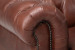 Jefferson Chesterfield Leather Armchair - Brown Demo Clearance - 4