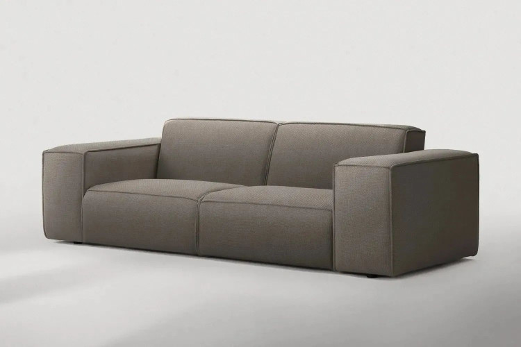 Demo Jagger 3-Seater Couch - Avalon Grey Demo Clearance - 1