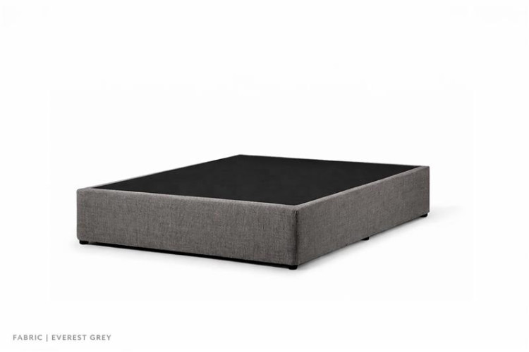 Zoey Bed Base - Double - Everest Grey Bed Bases - 1