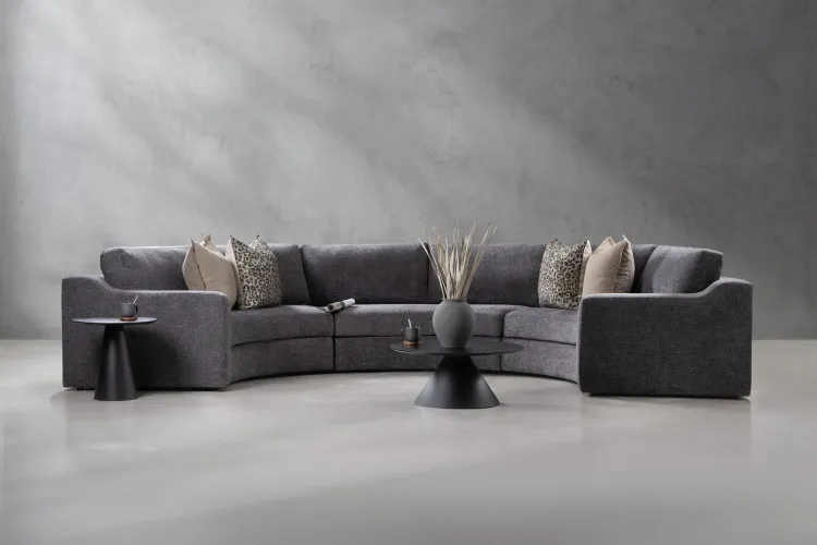 Embergrain Modular - Grand C-Shape Couch - Driftshade Veil L-Shaped & Corner Couches - 1