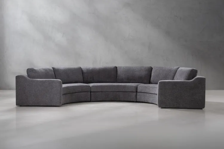 Embergrain Modular - Grand C-Shape Couch - Driftshade Veil L-Shaped & Corner Couches - 1