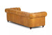 Demo - Jefferson Chesterfield 3-Seater Leather Couch - Tan Brown Demo Clearance - 8