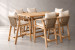 Protective Cover - Luciana 6-Seater Patio Cocktail Set - Grey Protective Covers - 2