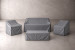 Protective Cover - Astara Patio Set - Grey Protective Covers - 3