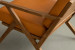 Demo - Salvino Leather Armchair - Tan Demo Clearance - 4