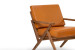 Demo - Salvino Leather Armchair - Tan Demo Clearance - 5