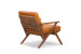 Demo - Salvino Leather Armchair - Tan Demo Clearance - 6