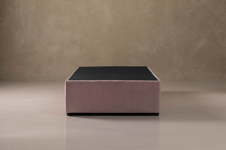 Zoey Bed Base - Single - Velvet Pink Bed Bases - 1