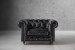 Demo - Jefferson Chesterfield Leather Armchair - Burnt Tobacco Demo Clearance - 2