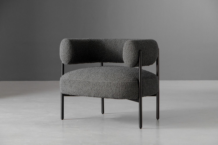 Demo - Harlow Armchair - Storm Grey Demo Clearance - 1