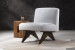 Huxley Chair - Snow Armchairs & Lounge Chairs - 1