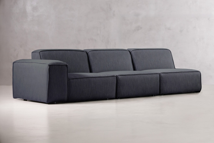 Jagger Modular Chaise - Night Sky Fabric Corner Couches - 1