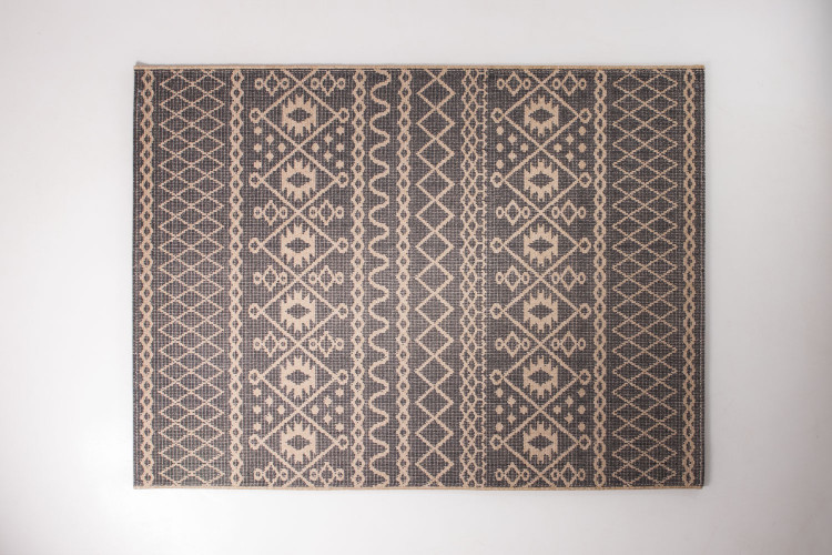 Ziyah Patio Rug - Black - Medium Patio Rugs - 1