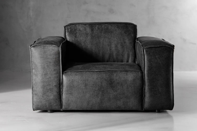 Demo - Jagger Leather Armchair - Lead Demo Clearance - 1