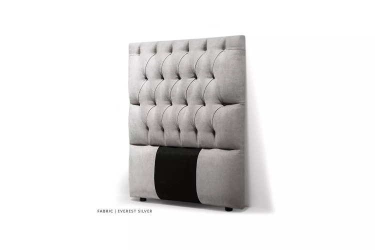Catherine Headboard - Single - Everest Silver Single Headboards - 1