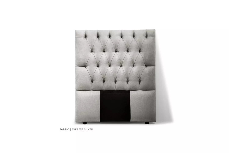 Catherine Headboard - Single - Everest Silver Single Headboards - 1