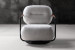 Fleuron Swivel Armchair - Luma Frost Chairs - 3