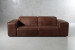Demo - Jagger Leather 3-Seater Couch - Spice Demo Clearance - 1