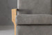 Demo - Elara Leather Swivel Armchair - Graphite Demo Clearance - 1