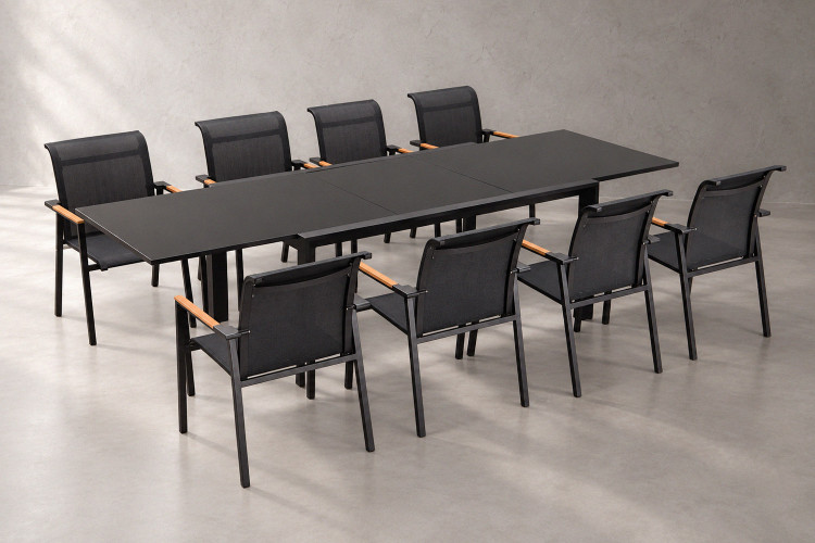 Protective Cover - Villora Patio Dining Set - 8 Seater - Grey Protective Covers - 1