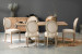 Bordeaux Olivia 6-Seater Dining Set - 1.9m - Stone Dining Sets - 1