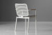 Demo - Ceylon Patio Dining Chair Set of 2 - Stone Demo Clearance - 4