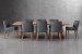 Bordeaux Christian 8-Seater Leather Dining Set - 2.4m - Storm Grey 8-Seater Dining Sets - 1