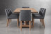 Bordeaux Christian 8-Seater Leather Dining Set - 2.4m - Storm Grey 8-Seater Dining Sets - 3