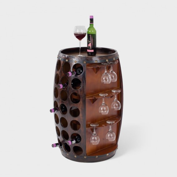 42 Bottle Wine Rack Barrel | Wine Racks for Sale -