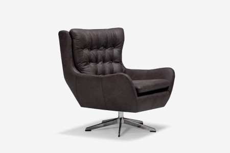 Lincoln Armchair - Charcoal