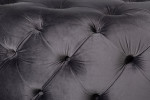 Arden Tufted Ottoman - Graphite