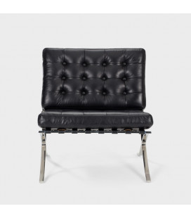 Replica Barcelona Chair - Black | Armchairs for Sale -