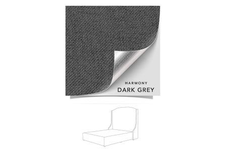 Audrey bed - Single | Harmony Dark Grey