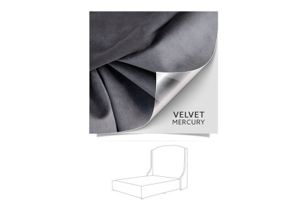 Audrey bed - Single XL | Velvet Mercury