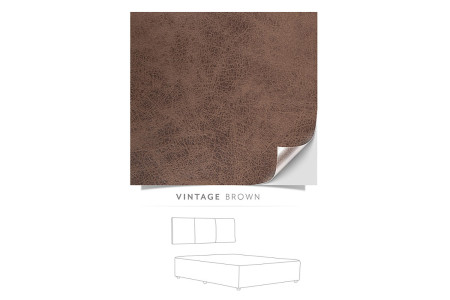 Gemma Bed - Single XL | Vintage Brown