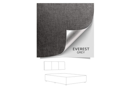 Gemma Bed - Single XL |  Everest Grey