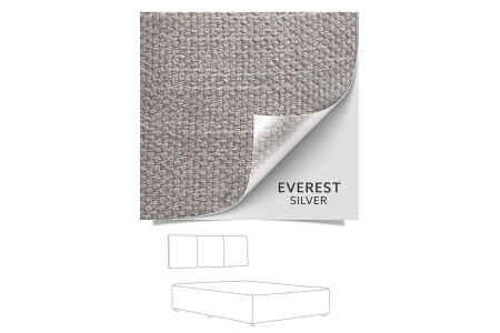 Gemma Bed - Single XL |  Everest Silver