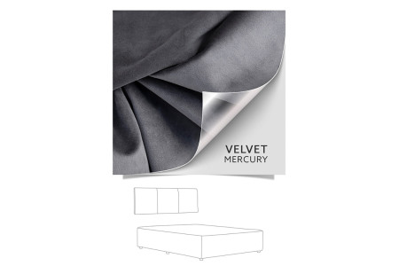 Gemma Bed - Single XL |  Velvet Mercury