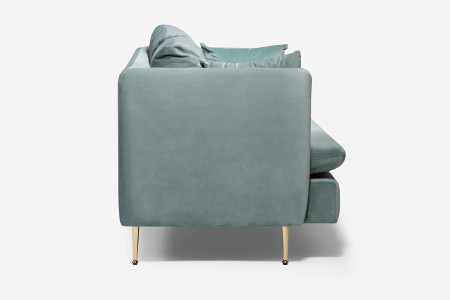 Sherman Couch - Misty Teal -