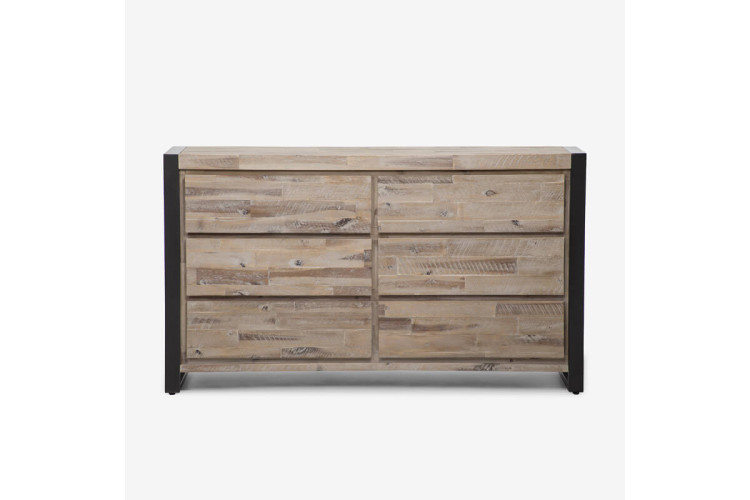 Vancouver Acacia Wood Chest Of Drawers Bedroom