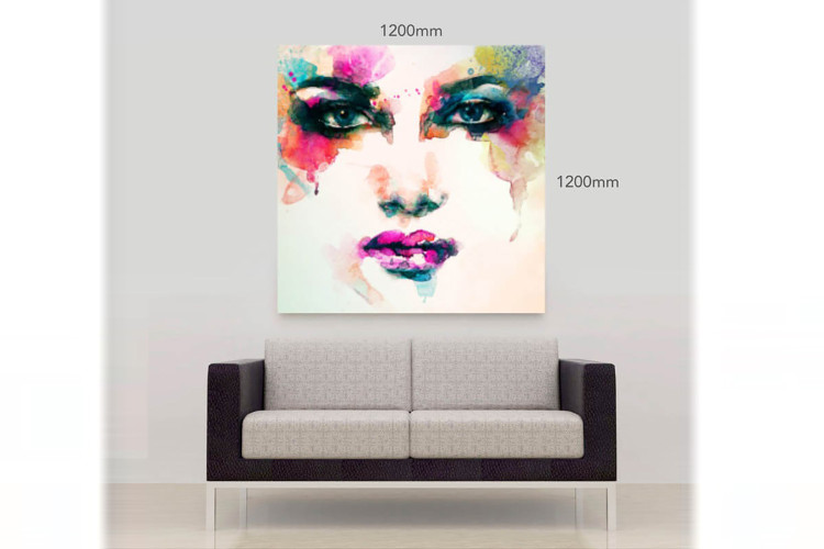 Face Abstract Canvas -