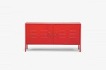 Gable Steel TV Stand - Red | TV Cabinet | Living | Cielo -