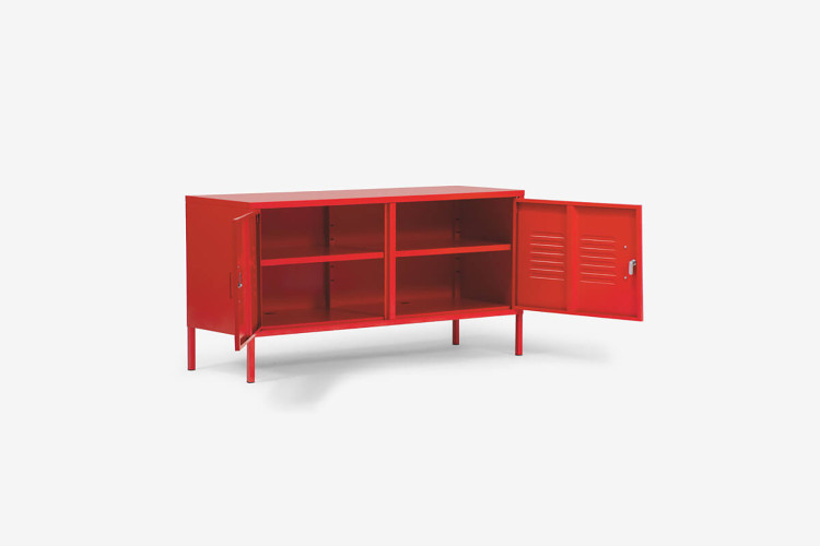 Gable Steel TV Stand - Red | TV Cabinet | Living | Cielo -