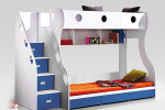 Storage Bunk Bed Blue | Kids Bunk Beds for Sale -