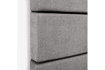 Drew Headboard - Everest Silver - Single | Headboard Clearance -